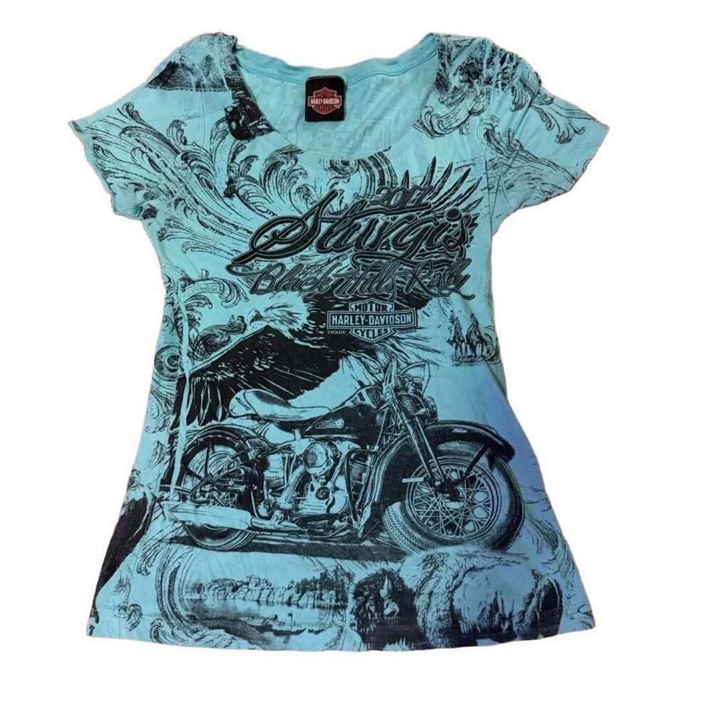 Harley-Davidson Sturgis Black Hills Rally Graphic T-Shirt Blue